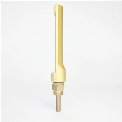 Quecksilberthermometer mit Bodenanschluss